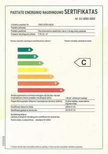 Pastato energinio naudingumo sertifikavimas-0